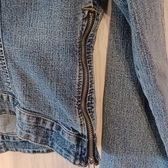 Vtg 90s FUBU The Collection Denim Jacket, Size L - Picture 7 of 10